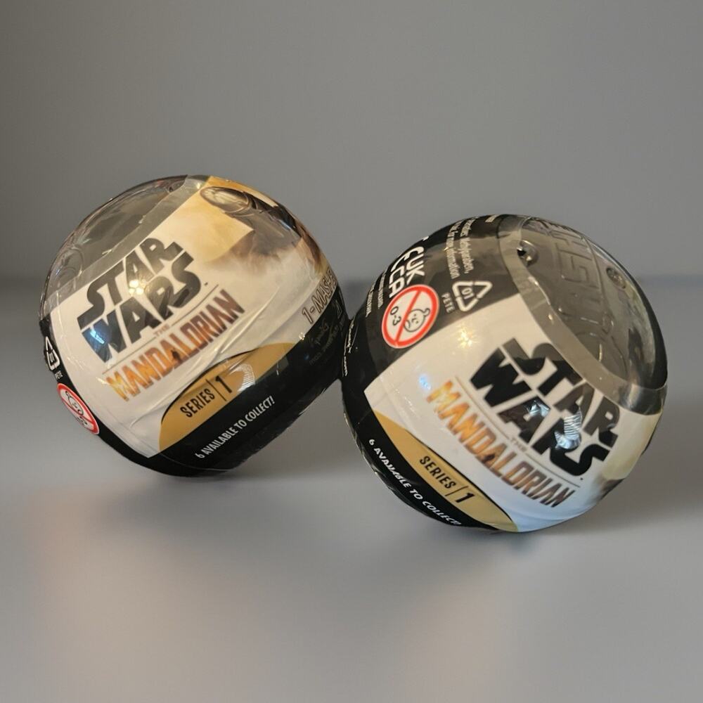 Star Wars The Mandalorian SERIES 1 MASHEMS Mystery balls NEW Lot Of 2